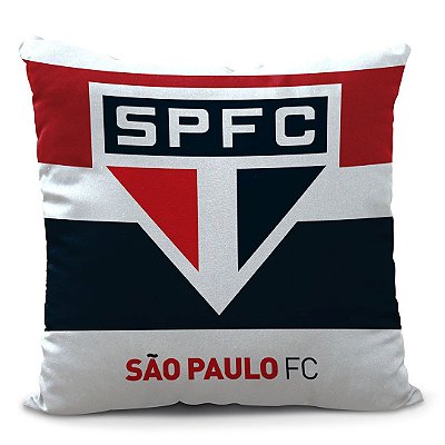 Almofada Do São Paulo 42x42 cm Produto Licenciado Oficial Presente Para São Paulino