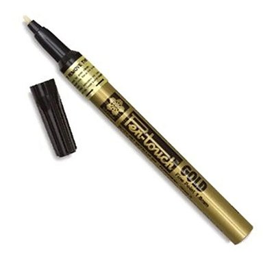 Caneta Permanente Tipo Spray Pen Touch - Sakura - 1mm Ouro