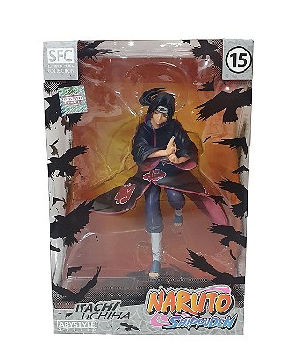 Boneco De Coleção Naruto Shippuden Itachi Uchiha Com Caixa