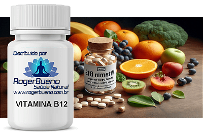 VITAMINA B12 - essencial para a produção de energia, saúde do cérebro e formação de glóbulos vermelhos