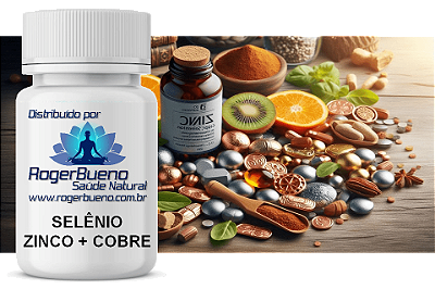 SELÊNIO + ZINCO + COBRE - reforçam sua imunidade, protegem as células e mantêm seu organismo equilibrado
