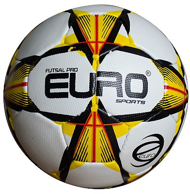 Bola Euro Pro Futsal Amarela