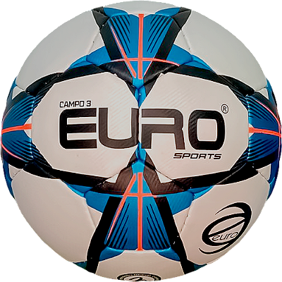 Bola Euro Pro Azul - Campo 3