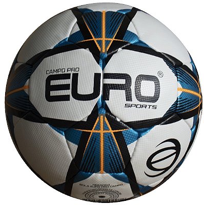 Bola Euro Pro Azul - Campo Oficial COM SUA LOGO