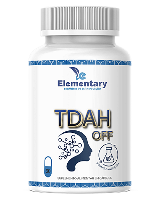 TDAH OFF - COMPOSTO NATURAL (60 CÁPSULAS)