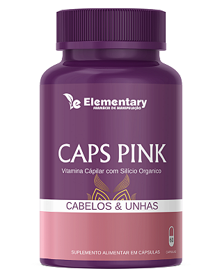 CAPS PINK - VITAMINA CÁPILAR (60 CÁPSULAS)