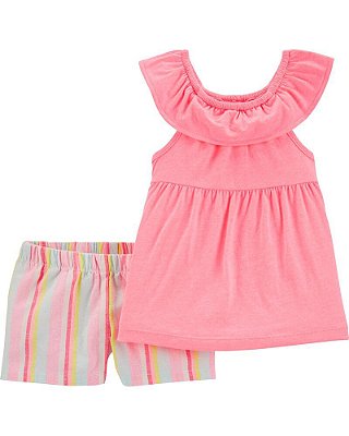 Conjunto Carter's - blusa e short de linho