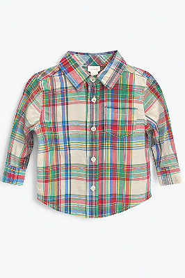 Camisa Gymboree, manga longa - Xadrez