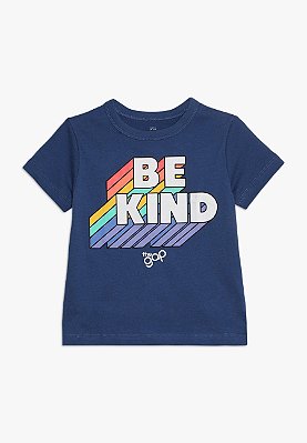 Camiseta Gap, manga curta, em algodão - Be Kind