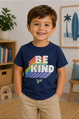 Camiseta Gap, manga curta, em algodão - Be Kind