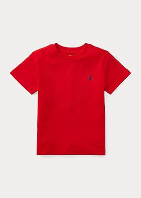 Camiseta manga curta, Ralph Lauren - Vermelho