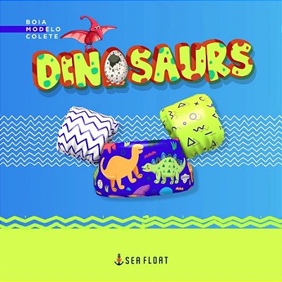 Bóia Colete de espuma Infantil - Dinosaurs