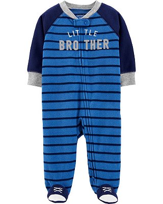 Pijama/Macacão de inverno Carter's (Plush/ Fleece) - Little Brother