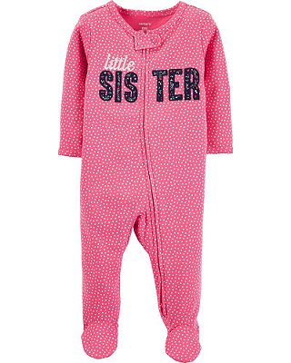 Pijama/Macacão Carter's, de algodão - Little Sister