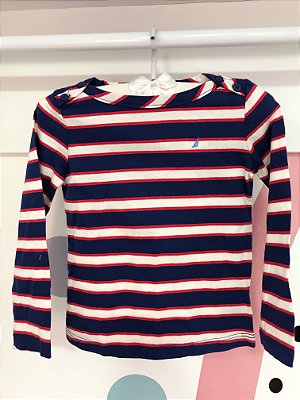 DESAPEGO 24M - Camiseta Nautica, manga longa, em algodão