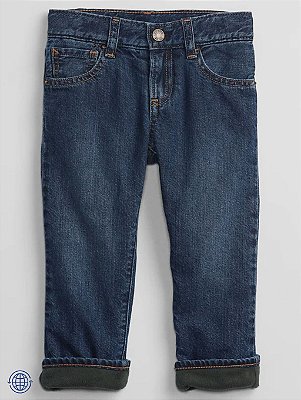 Calça Jeans de inverno GAP - Forro de lã