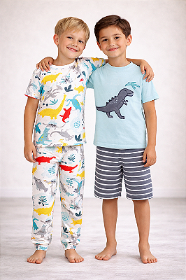 Kit Pijama 4 Peças Carter's - Dinossauros