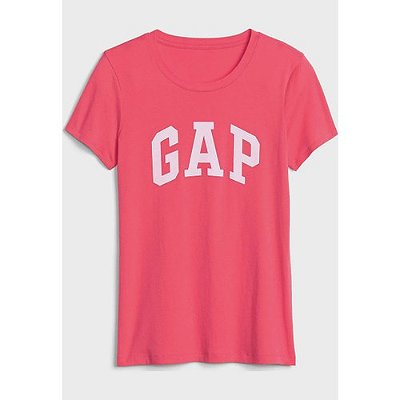 Camiseta GAP, em algodão - Logo Brilho