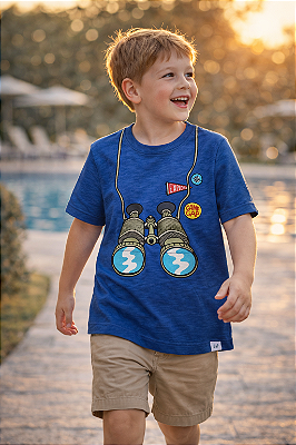 Camiseta Infantil GAP Algodão – Estampa Interativa