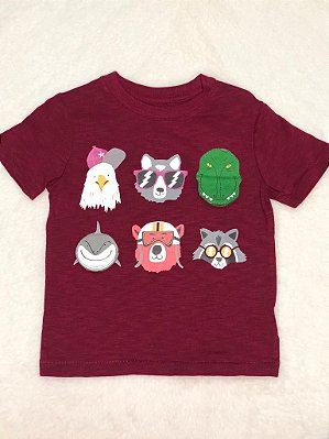 Camiseta GAP, manga curta - Animais