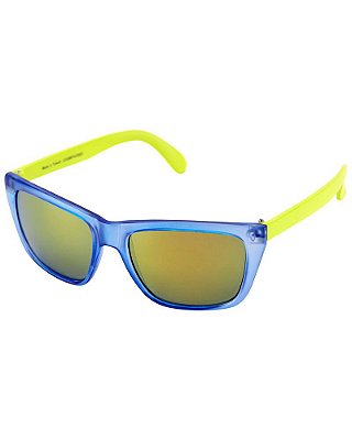 Óculos de sol infantil Carter's - Azul/ Amarelo