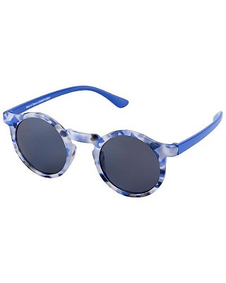 Óculos de sol infantil Carter's - Redondo de Tartaruga/ Azul