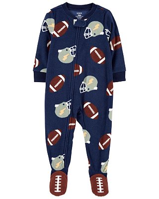 Pijama/Macacão de inverno Carter's (Plush/ Fleece) - Futebol Americano