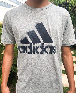 Camiseta Esportiva Adidas - Cinza