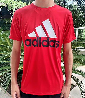 Camiseta Esportiva Adidas - Vermelho