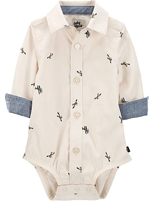 Body-camisa Oshkosh - Aviação