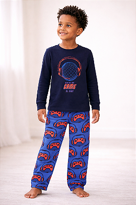 Pijama de inverno Carter's (Algodão/ Fleece) - Video Game