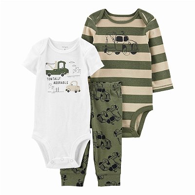 Conjunto Carter's - 2 bodies e calça - Guincho