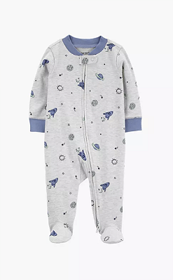 Pijama/Macacão Carter's, de algodão - Foguete