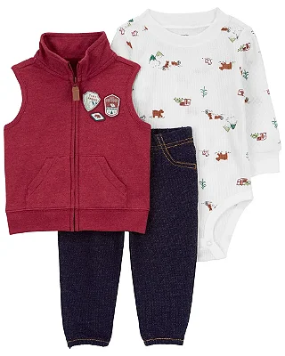 Conjunto Carter's - Colete, body e calça - Explorer
