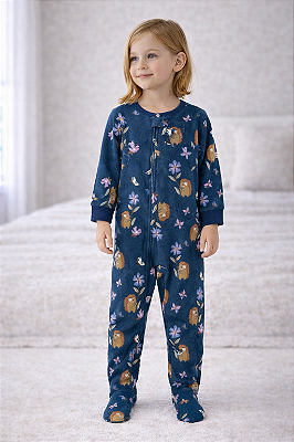 Pijama/Macacão de inverno Carter's (Plush/ Fleece) - Ourico