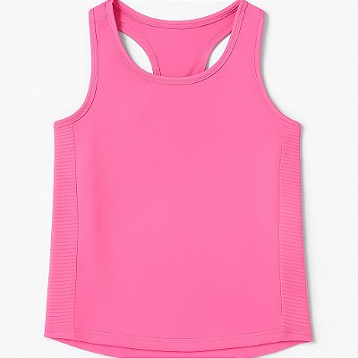 Camiseta Regata Esportiva com Top, OshKosh - Rosa