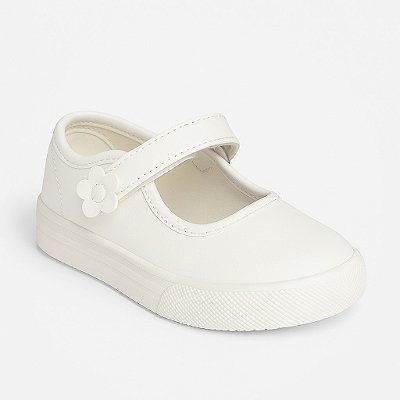 Tênis Infantil Carter's branco | Flor