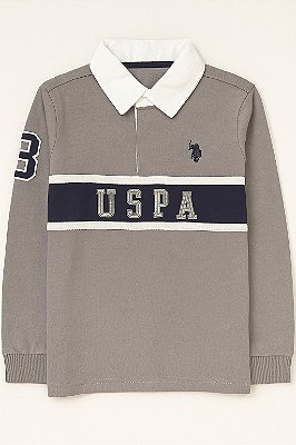 Camiseta de manga longa, gola polo - U.S. Polo Assn