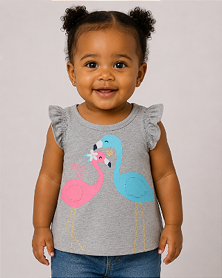 Blusinha Carter's, em algodão - Daddy's Girl