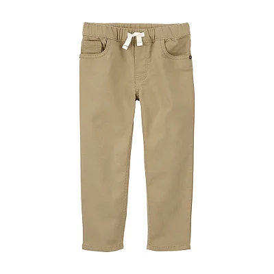 Calça Infantil OshKosh com Elastano - Cor Cáqui