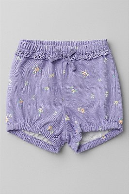 Short Infantil Carter’s Pull-On Estampado Lilás