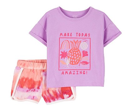 Conjunto Carter’s – Camiseta e Short Confortável