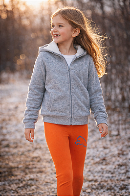 Legging Puma Infantil Inverno Flanelada Menina Original - Neon