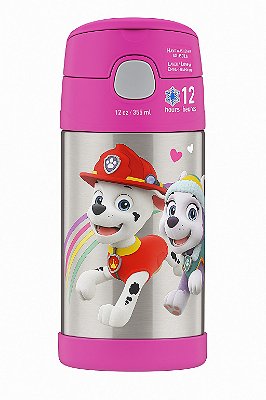 Garrafa Térmica Infantil Thermos 355ml – Patrulha Canina