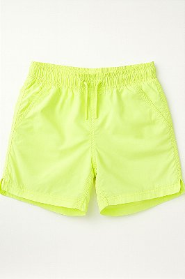Short Infantil Carter’s em Nylon – Neon Amarelo com Elástico