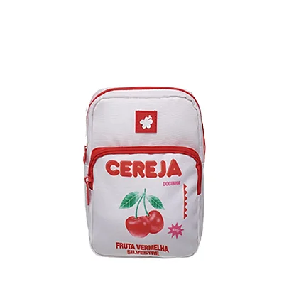 Bolsa Farm Fábula Zumzum Da Gema Cereja