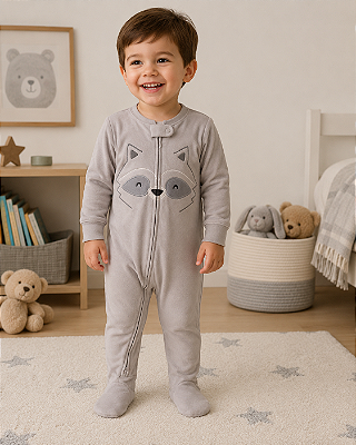Pijama Macacão Carter's DreamPlush Com Pé Antiderrapante Original