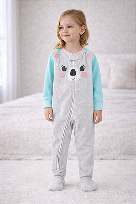 Pijama/Macacão de inverno Carters (Plush/ Fleece) - Coala