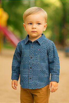 Conjunto Tommy Hilfiger - Camisa e calça
