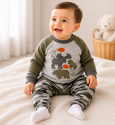 Conjunto Carter's - Conjunto de inverno - Alce